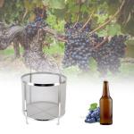 Stainless Steel Hop Strainer and Stand for Brewing