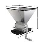Kegco 11 lb Grain Mill with 3 Rollers