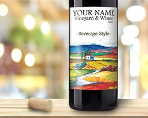 Custom Wine Labels - Set of 30 Removable Labels