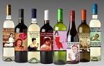 Funny Vintage Liquid Therapy Wine Bottle Labels Set