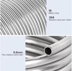 50Ft Stainless Steel Tubing Coil for Brewing