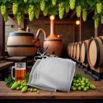 White Nylon Straining Bags for Homebrew – 5 Pack