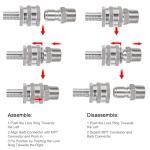 MRbrew Stainless Steel Quick Disconnect Set