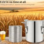 50Ft Stainless Steel Tubing Coil for Brewing