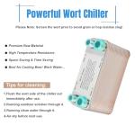 Stainless Steel Wort Chiller for Home Brewing