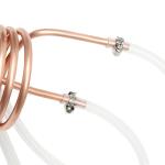 Copper Wort Chiller with Silicone Hose for Brewing