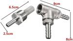 Stainless Steel Inline Oxygenation Kit for Brewing