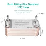 MRbrew 20-Plate Wort Chiller for Homebrewing