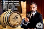 Personalized 1-Gallon Oak Wine Barrel with Stand