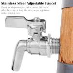 Stainless Steel Adjustable Beer Faucet and Dispenser
