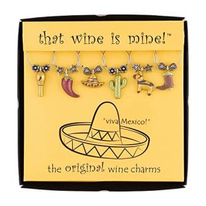 Viva Mexico Wine Charms - Set of 6