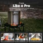 GasOne 20qt Stainless Steel Stockpot with Lid