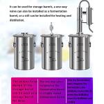 60L Stainless Steel Fermentation Barrel for Wine