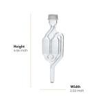 Fastrack Bubble Airlocks for Home Brewing - 3 Pack