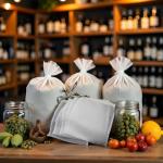 10 Pack Fine Mesh Straining Bags for Brewing