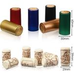 240 Pcs Wine Bottle Corks and Seals Set