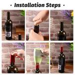 240 Pcs Wine Bottle Corks and Seals Set