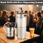 5 Pairs Ball Lock Keg Connectors with Barbs