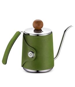 iKoffy 12OZ Gooseneck Coffee Kettle in Meadow Green