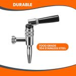 Stout Beer Coffee Faucet with Stainless Steel Tap
