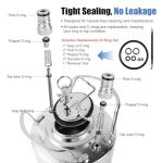 5 Gallon Stainless Steel Ball Lock Keg Set