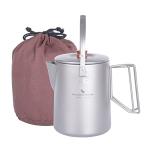 Titanium Camping Coffee Pot - 1.5L Barista Kettle