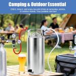 5 Gallon Stainless Steel Ball Lock Keg Set
