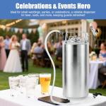 5 Gallon Stainless Steel Ball Lock Keg Set