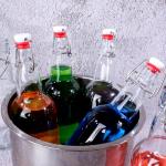 16oz Swing Top Glass Bottles - 6 Pack