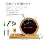 Visual Oak Aging Barrel with Stand and Bung