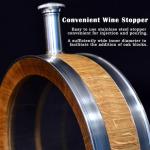 Visual Oak Aging Barrel with Stand and Bung