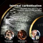 3L Charred Oak Aging Barrel with Stand & Spigot