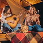 Vintage 4-Piece Whiskey Barrel Dispenser Set