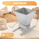 Stainless Steel Grain Mill for Home Brewing