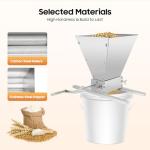 Adjustable Stainless Steel Grain Mill for Homebrew