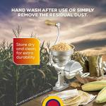 Manual Corn Grinder - Cast Iron, Low Hopper