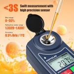 GOYOJO Digital Brix Refractometer for Beer and Juices