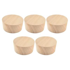 Poplar Wood Bourbon Barrel Bung Plug Set (5)