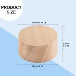 Poplar Wood Bourbon Barrel Bung Plug Set (5)