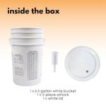 6.5 Gallon Food-Grade Fermenting Bucket with Lid