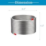 25 Ft Stainless Steel Wort Chiller for Brewing