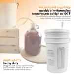 6.5 Gallon Food-Grade Fermenting Bucket with Lid
