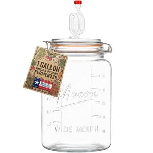 1-Gallon Mason Fermenting Jar with Airlock Lid