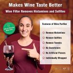 Wine Wand Filter Set - Alleviate Allergies, Enhance Taste