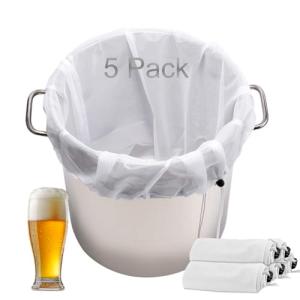 5-Pack Reusable Brew Bags for Home Brewing
