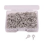 300PCS Mini Metal Hoop Screw Eye Pins
