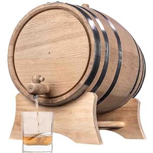 5 Gallon Charred Oak Barrel with Stand & Spigot
