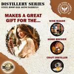 5 Gallon Charred Oak Barrel with Stand & Spigot