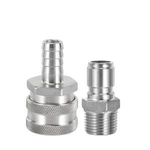 Stainless Steel Quick Disconnect for Homebrewing