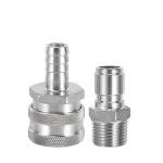 Stainless Steel Quick Disconnect for Homebrewing